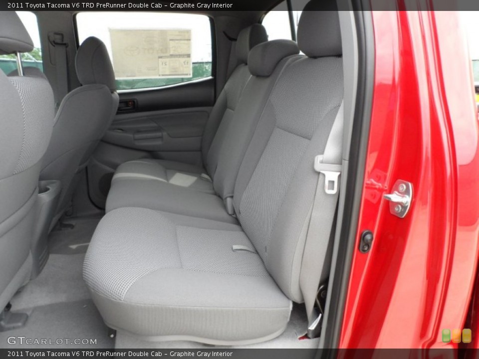 Graphite Gray Interior Photo for the 2011 Toyota Tacoma V6 TRD PreRunner Double Cab #54375814