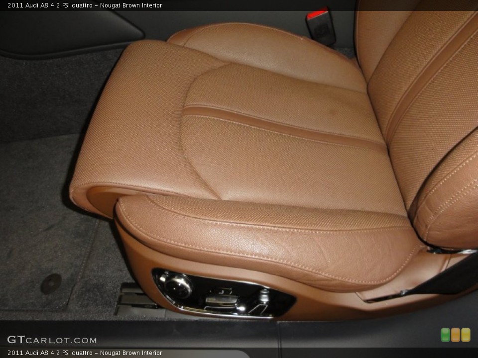 Nougat Brown Interior Photo for the 2011 Audi A8 4.2 FSI quattro #54377323