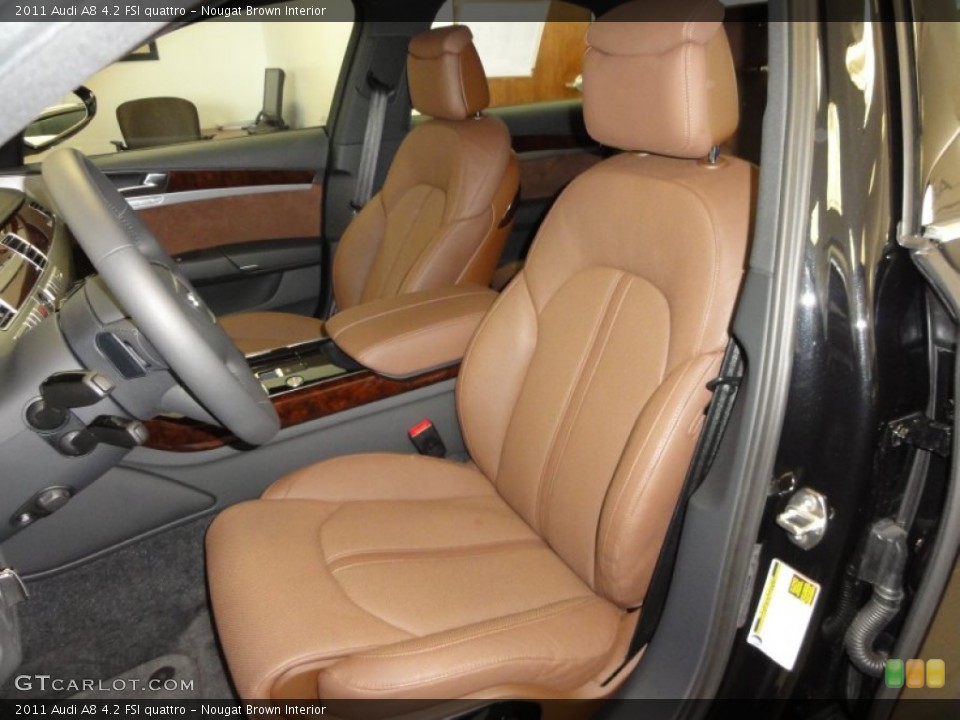 Nougat Brown Interior Photo for the 2011 Audi A8 4.2 FSI quattro #54377326