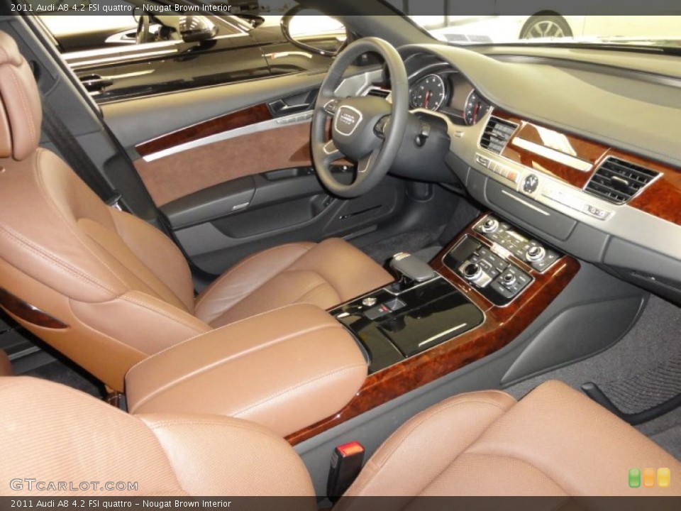 Nougat Brown Interior Photo for the 2011 Audi A8 4.2 FSI quattro #54377332