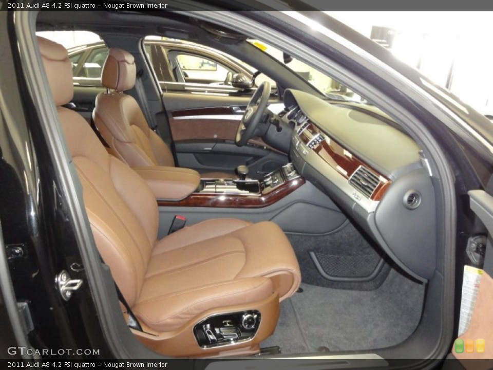Nougat Brown Interior Photo for the 2011 Audi A8 4.2 FSI quattro #54377335