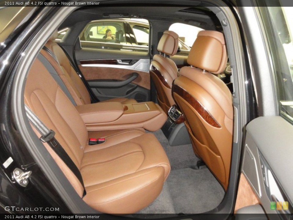 Nougat Brown Interior Photo for the 2011 Audi A8 4.2 FSI quattro #54377344