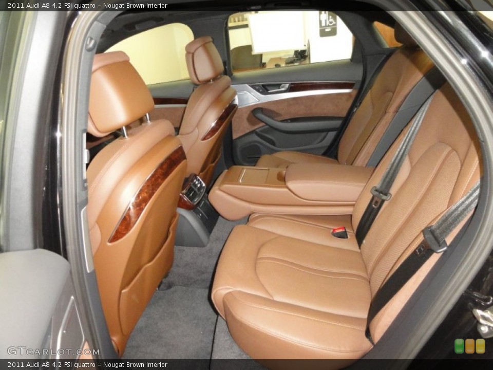 Nougat Brown Interior Photo for the 2011 Audi A8 4.2 FSI quattro #54377350
