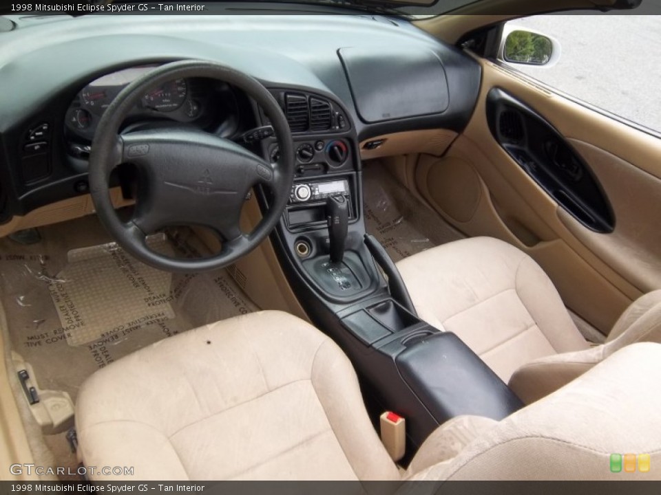 Tan Interior Photo for the 1998 Mitsubishi Eclipse Spyder GS #54380286