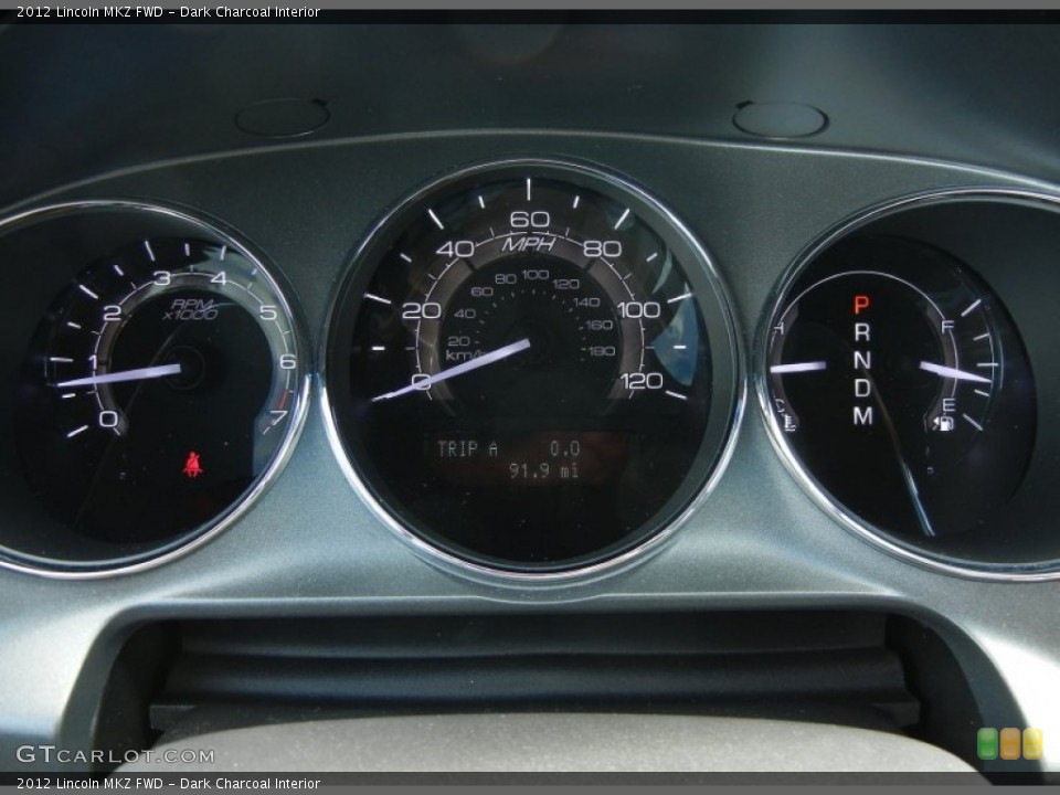 Dark Charcoal Interior Gauges for the 2012 Lincoln MKZ FWD #54382252