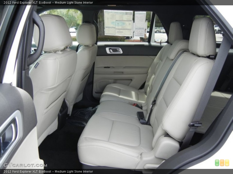 Medium Light Stone Interior Photo for the 2012 Ford Explorer XLT EcoBoost #54382345