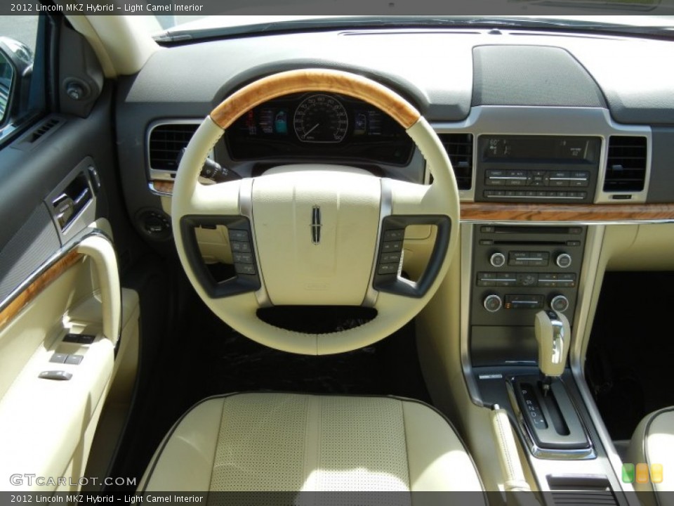 Light Camel Interior Dashboard for the 2012 Lincoln MKZ Hybrid #54382913
