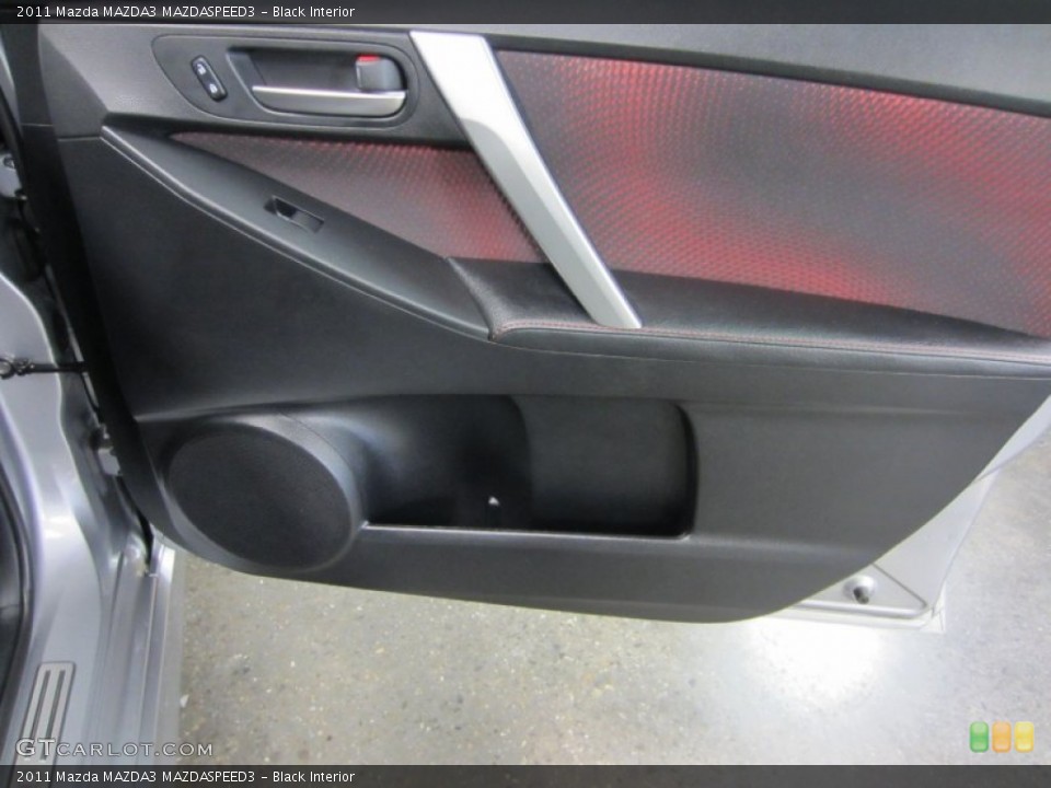 Black Interior Door Panel for the 2011 Mazda MAZDA3 MAZDASPEED3 #54383758