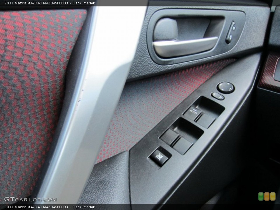 Black Interior Controls for the 2011 Mazda MAZDA3 MAZDASPEED3 #54383774