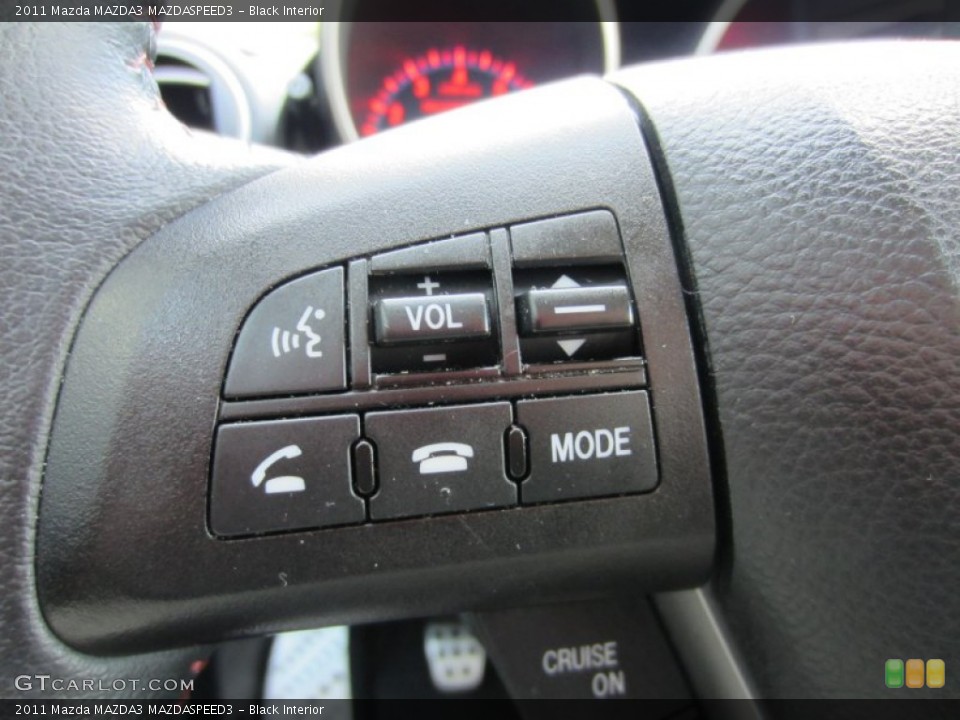 Black Interior Controls for the 2011 Mazda MAZDA3 MAZDASPEED3 #54383797