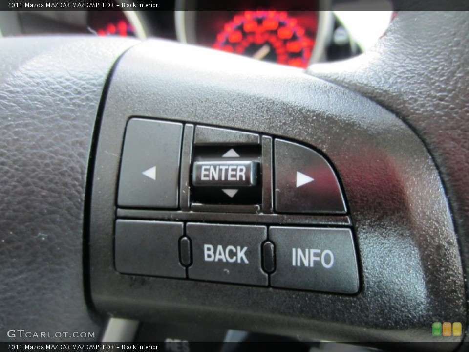 Black Interior Controls for the 2011 Mazda MAZDA3 MAZDASPEED3 #54383812