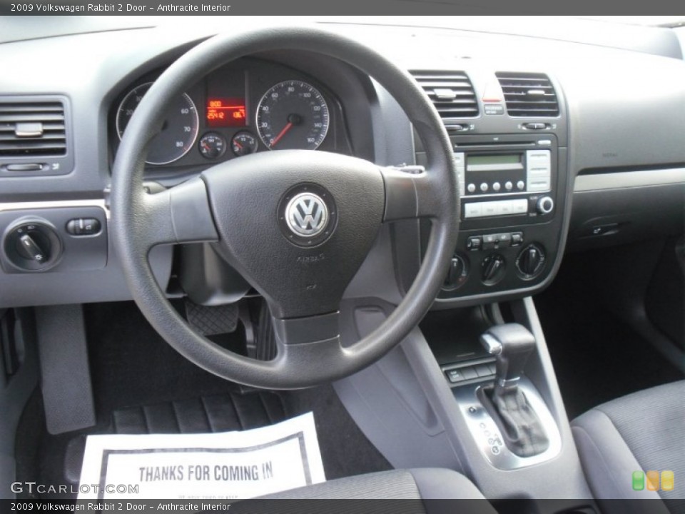 Anthracite Interior Photo for the 2009 Volkswagen Rabbit 2 Door #54384145