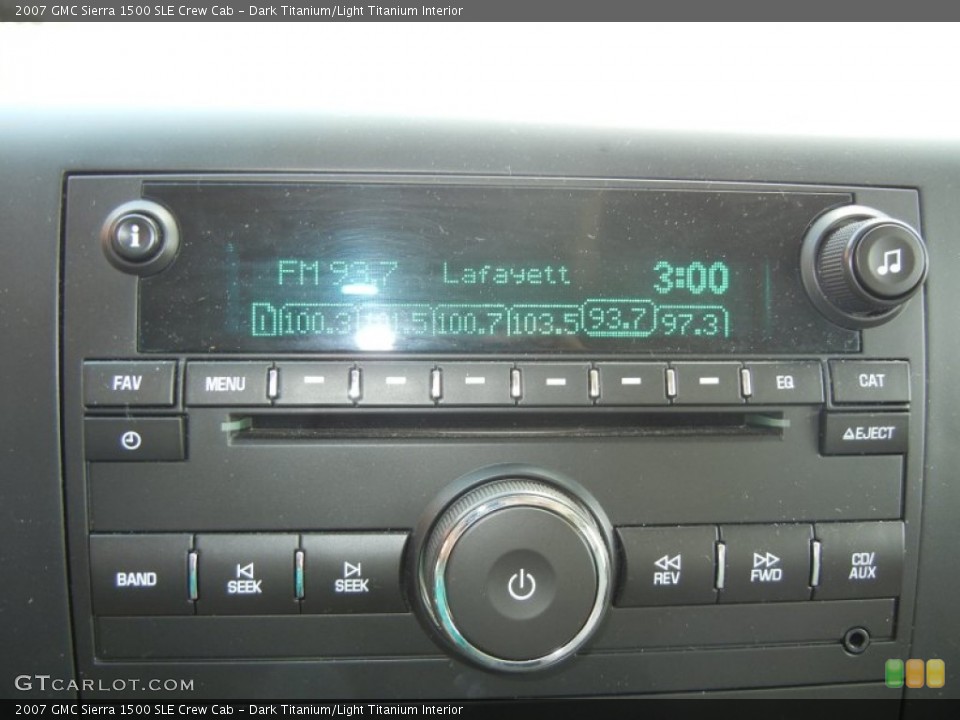 Dark Titanium/Light Titanium Interior Audio System for the 2007 GMC Sierra 1500 SLE Crew Cab #54386803