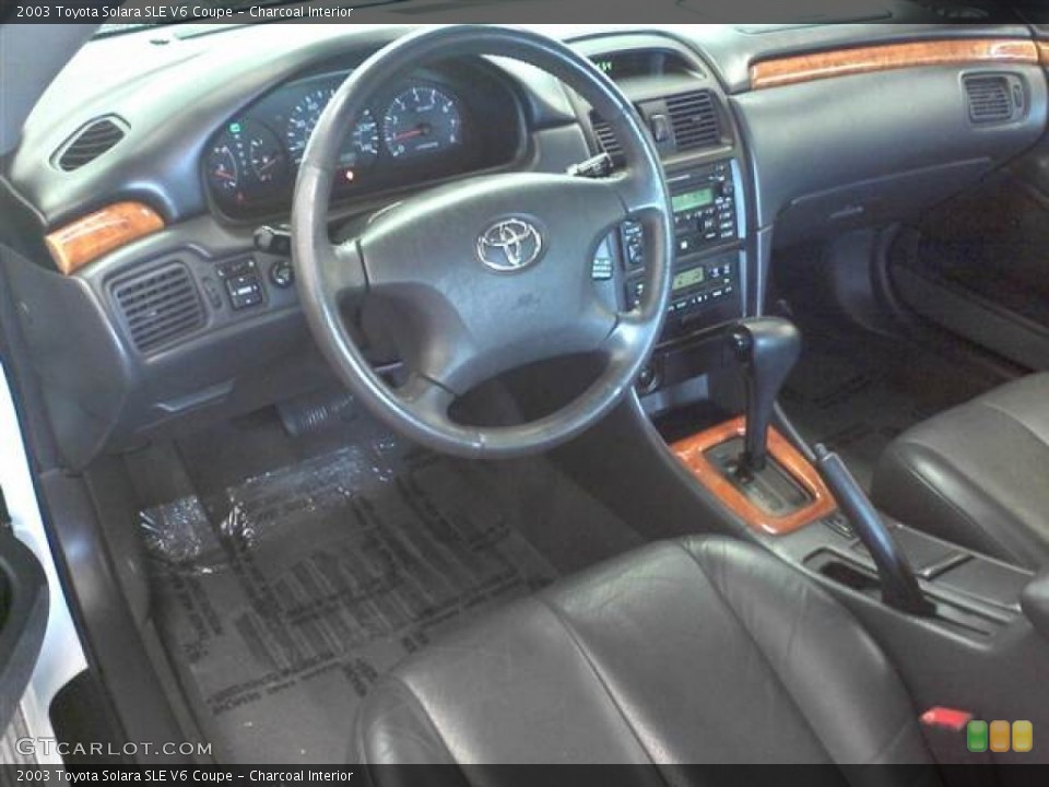 Charcoal Interior Photo for the 2003 Toyota Solara SLE V6 Coupe #54389686