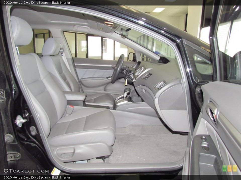 Black Interior Photo for the 2010 Honda Civic EX-L Sedan #54395284