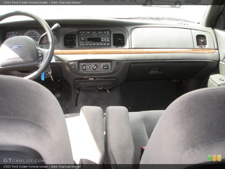 Dark Charcoal Interior Dashboard for the 2003 Ford Crown Victoria Sedan #54397280