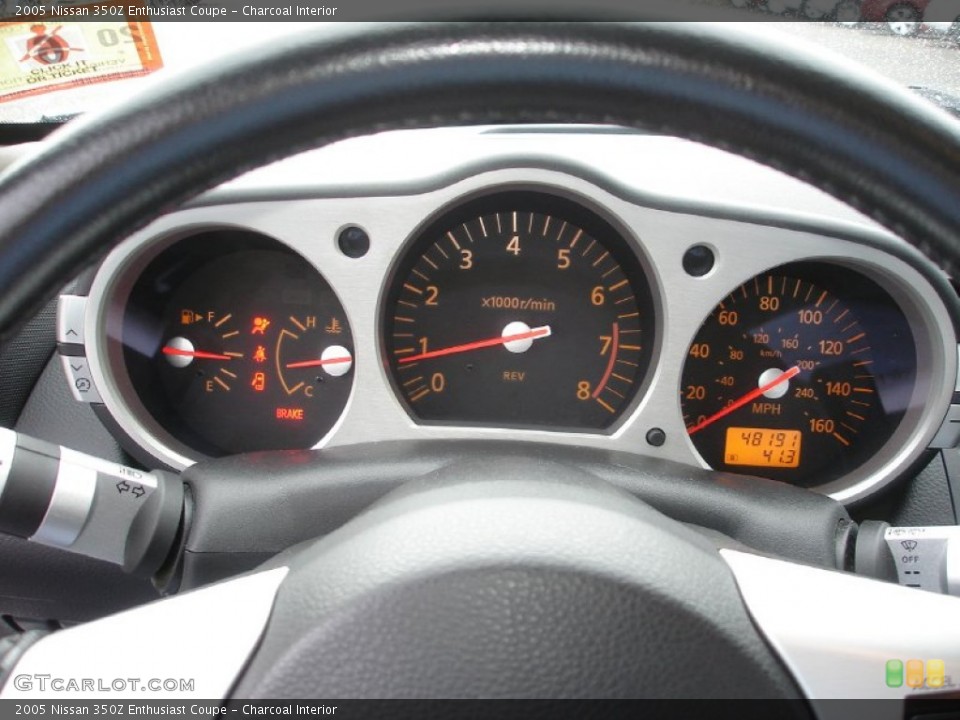 Charcoal Interior Gauges for the 2005 Nissan 350Z Enthusiast Coupe #54397565