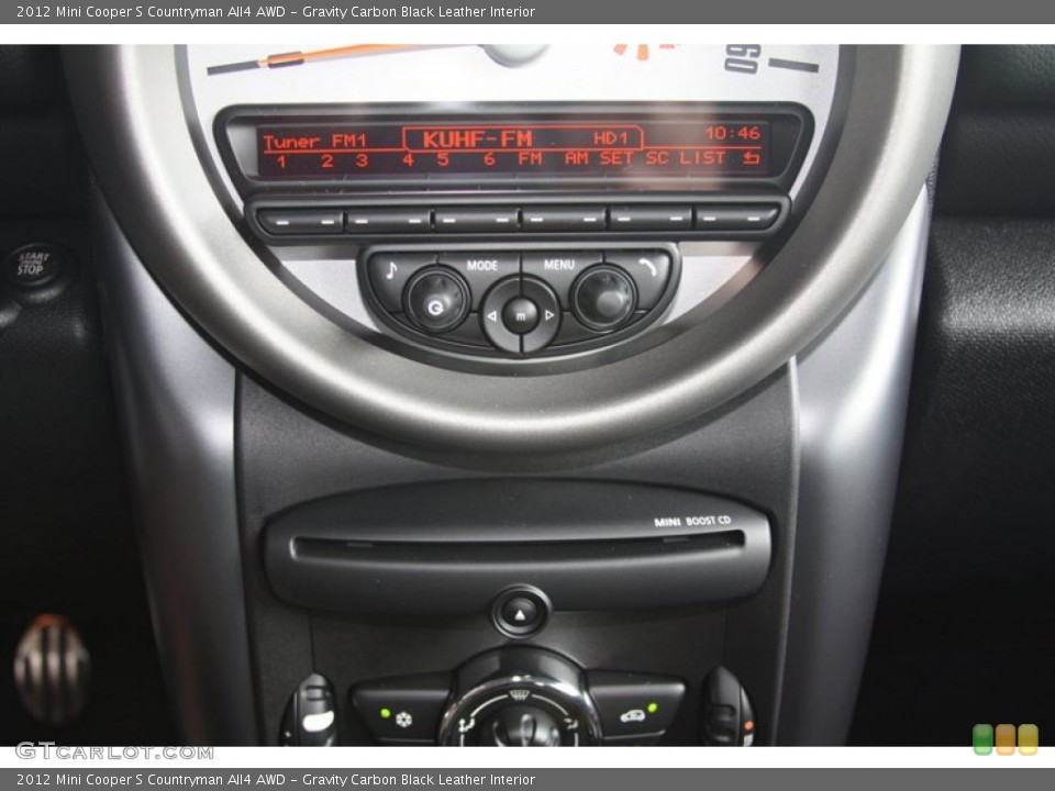 Gravity Carbon Black Leather Interior Controls for the 2012 Mini Cooper S Countryman All4 AWD #54400595