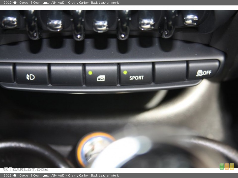 Gravity Carbon Black Leather Interior Controls for the 2012 Mini Cooper S Countryman All4 AWD #54400613