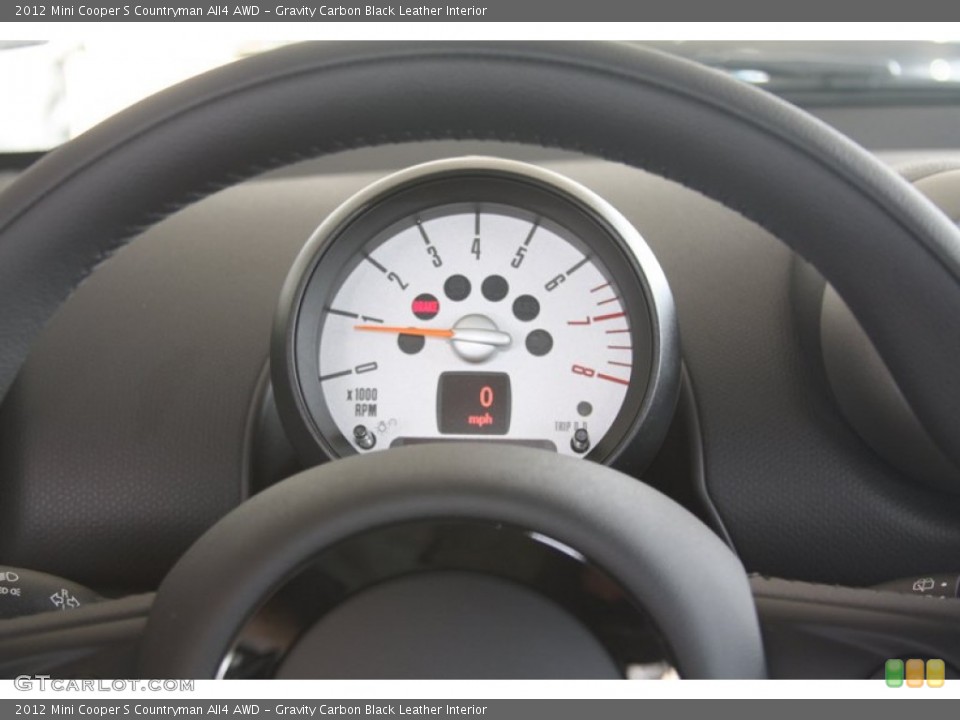 Gravity Carbon Black Leather Interior Gauges for the 2012 Mini Cooper S Countryman All4 AWD #54400678