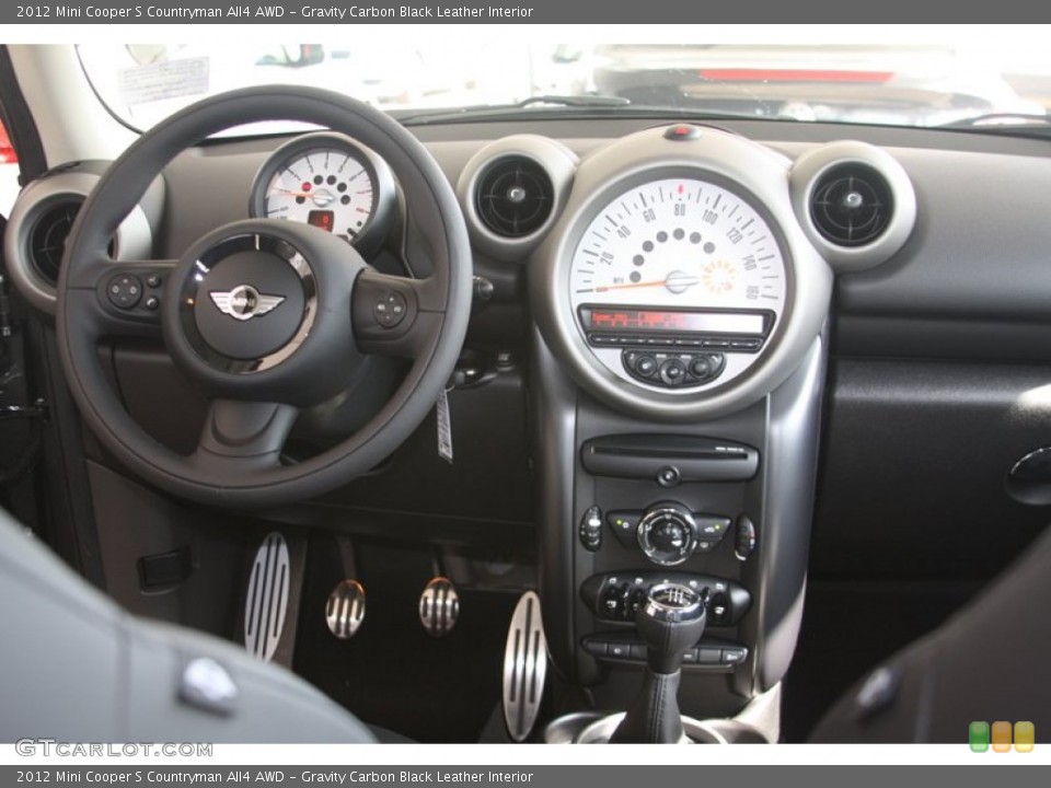 Gravity Carbon Black Leather Interior Dashboard for the 2012 Mini Cooper S Countryman All4 AWD #54400699