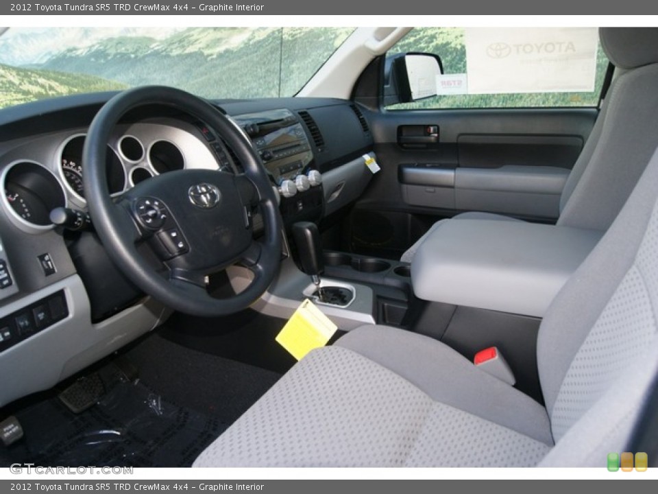 Graphite Interior Photo for the 2012 Toyota Tundra SR5 TRD CrewMax 4x4 #54401363