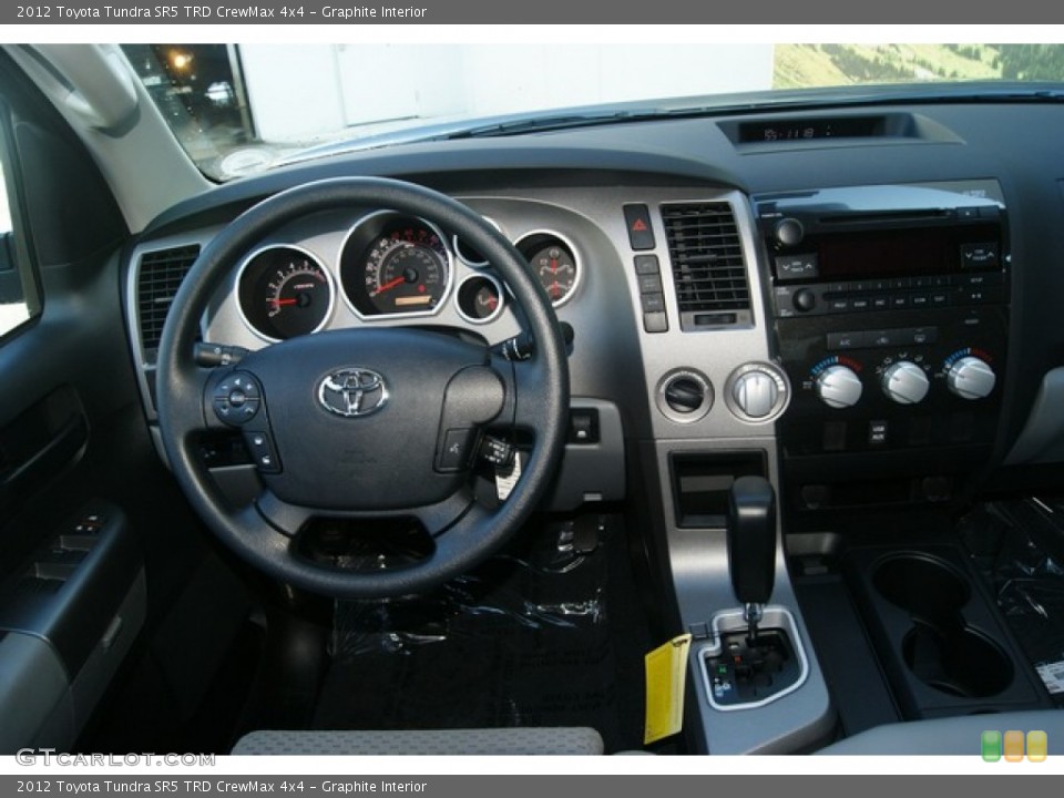 Graphite Interior Dashboard for the 2012 Toyota Tundra SR5 TRD CrewMax 4x4 #54401408