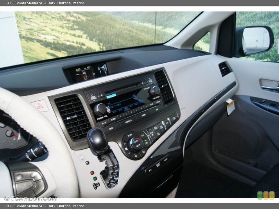 Dark Charcoal Interior Dashboard for the 2012 Toyota Sienna SE #54401734