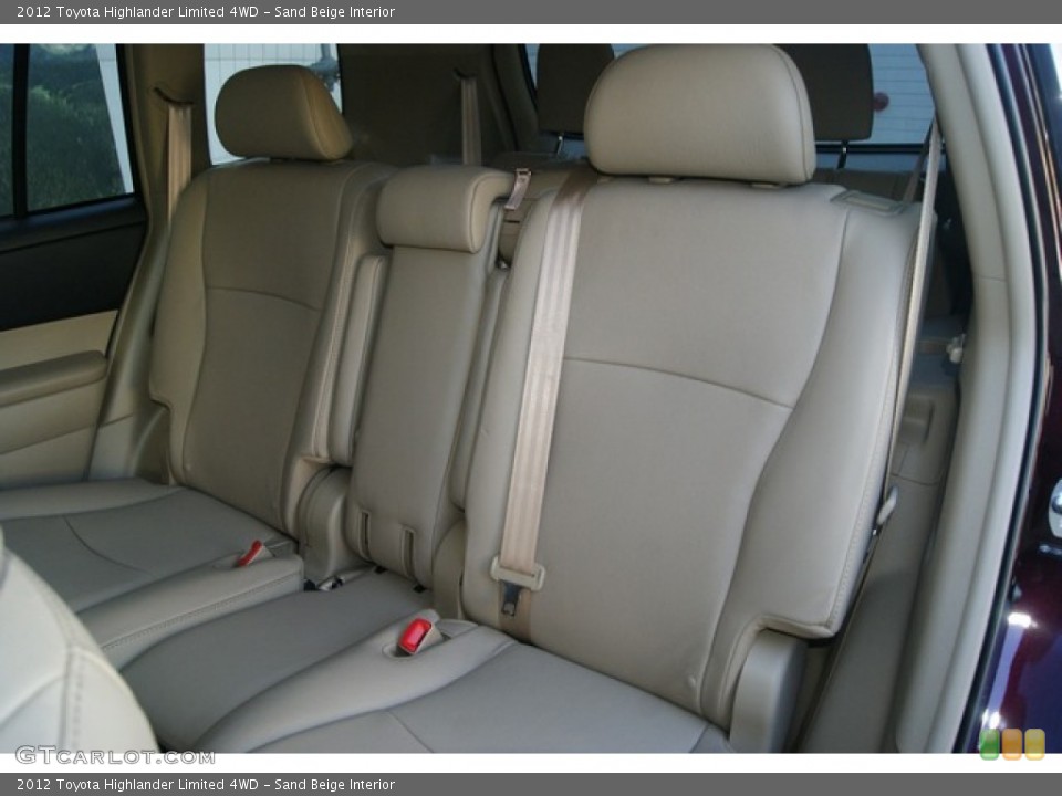 Sand Beige Interior Photo for the 2012 Toyota Highlander Limited 4WD #54401893