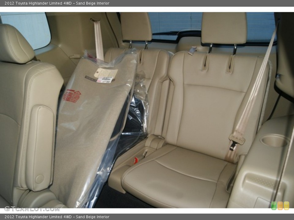 Sand Beige Interior Photo for the 2012 Toyota Highlander Limited 4WD #54401911