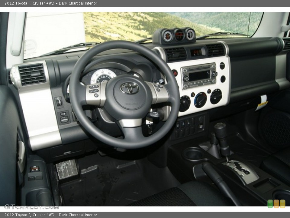 Dark Charcoal Interior Dashboard for the 2012 Toyota FJ Cruiser 4WD #54402643