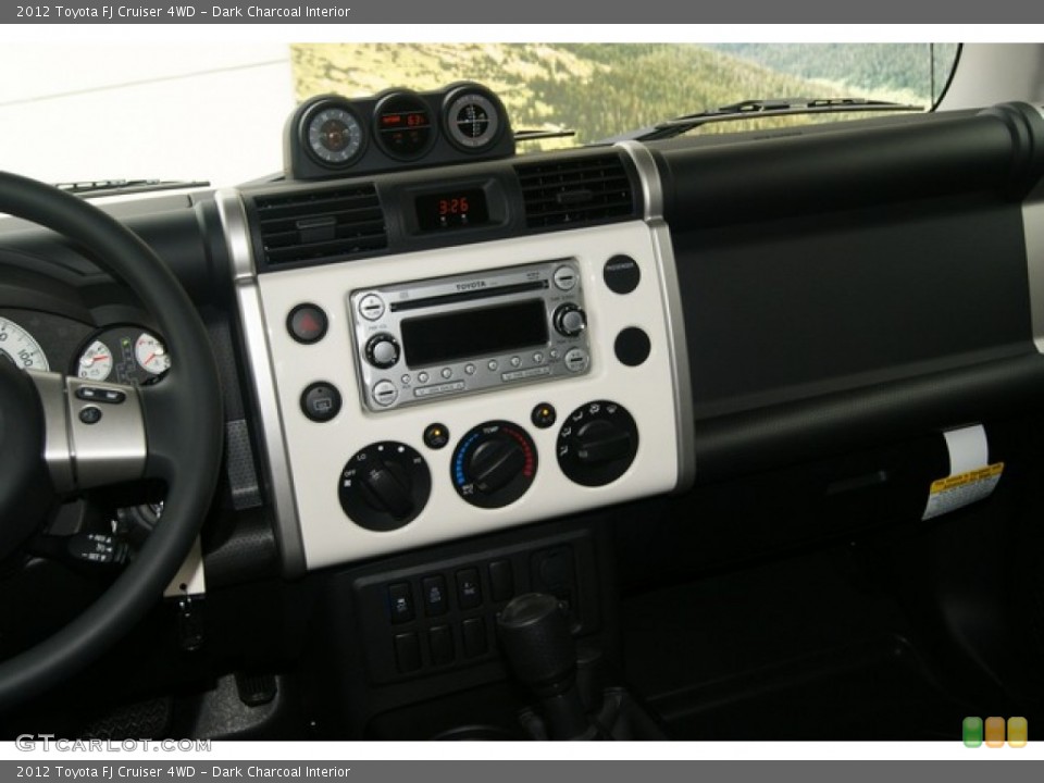 Dark Charcoal Interior Dashboard for the 2012 Toyota FJ Cruiser 4WD #54402655