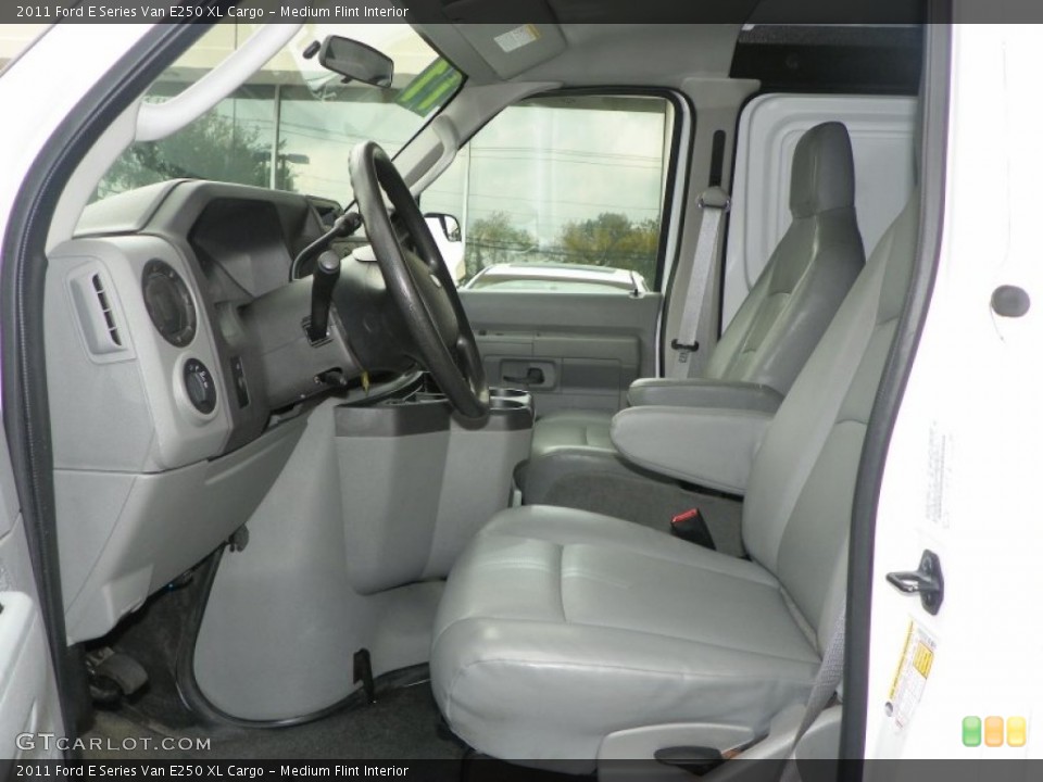 Medium Flint Interior Photo for the 2011 Ford E Series Van E250 XL Cargo #54404449