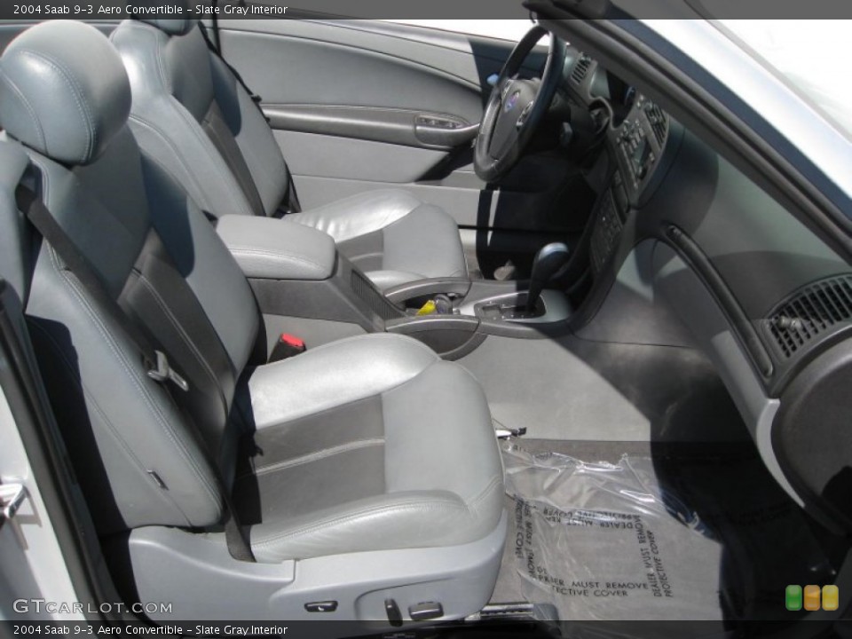 Slate Gray Interior Photo for the 2004 Saab 9-3 Aero Convertible #54405488