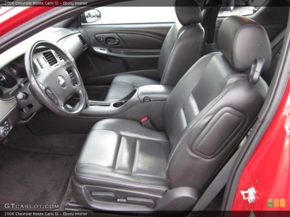 Ebony Interior Photo for the 2006 Chevrolet Monte Carlo SS #54405890