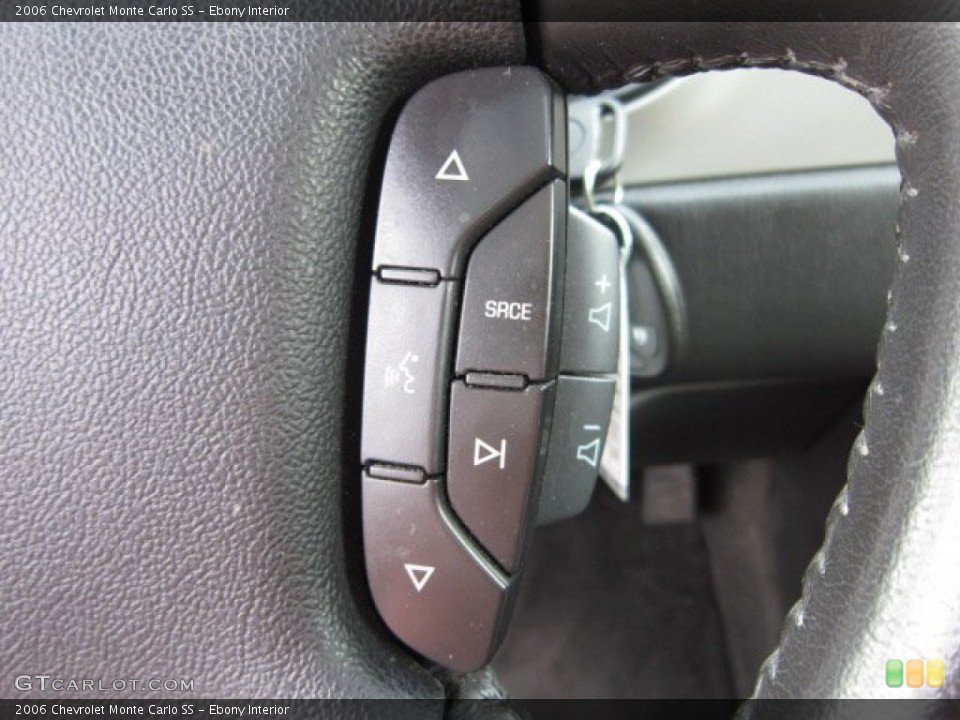 Ebony Interior Controls for the 2006 Chevrolet Monte Carlo SS #54405913