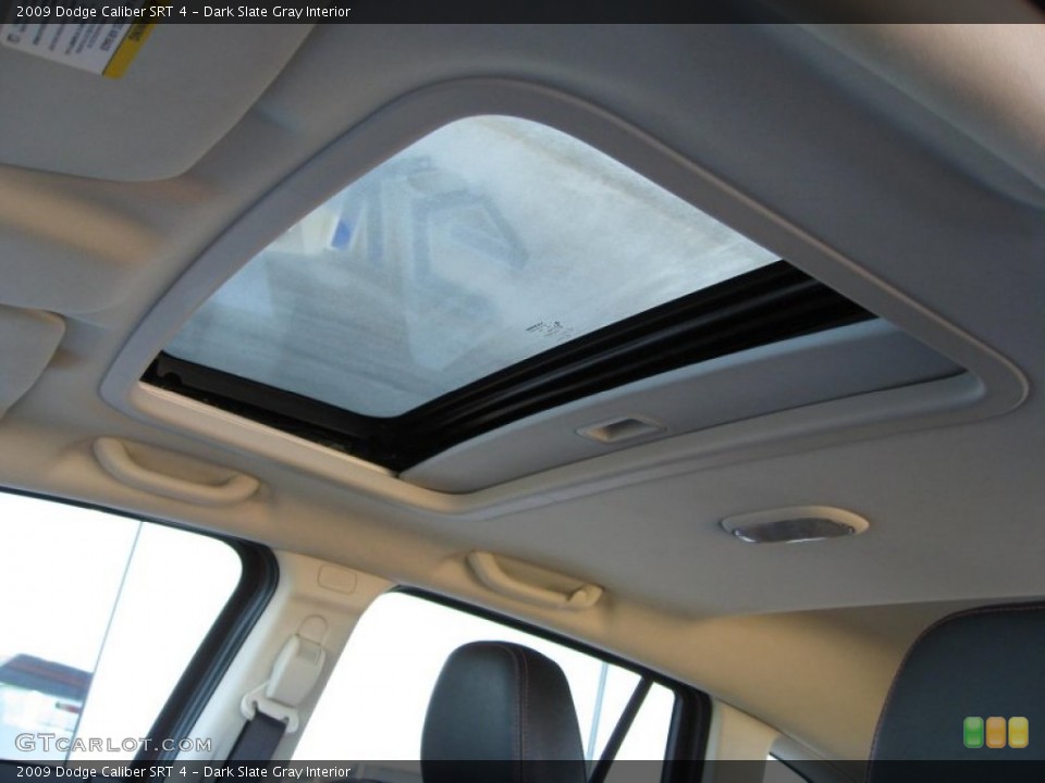 Dark Slate Gray Interior Sunroof for the 2009 Dodge Caliber SRT 4 #54405967