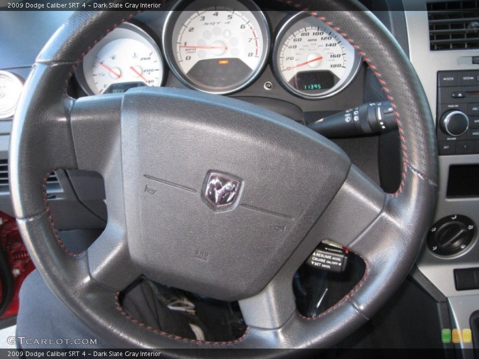 Dark Slate Gray Interior Steering Wheel for the 2009 Dodge Caliber SRT 4 #54406096