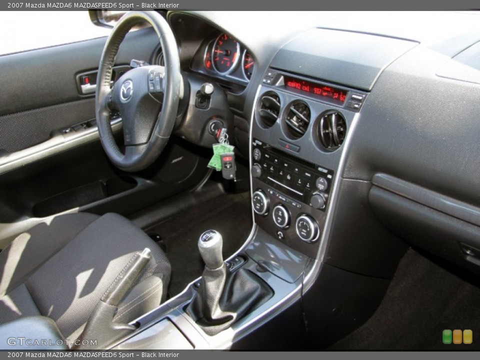 Black Interior Photo for the 2007 Mazda MAZDA6 MAZDASPEED6 Sport #54407797