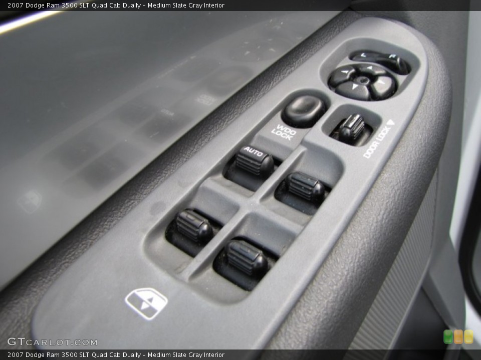 Medium Slate Gray Interior Controls for the 2007 Dodge Ram 3500 SLT Quad Cab Dually #54407822