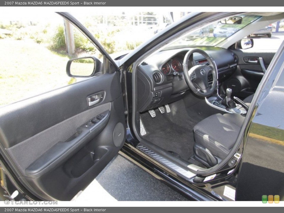 Black Interior Photo for the 2007 Mazda MAZDA6 MAZDASPEED6 Sport #54407866