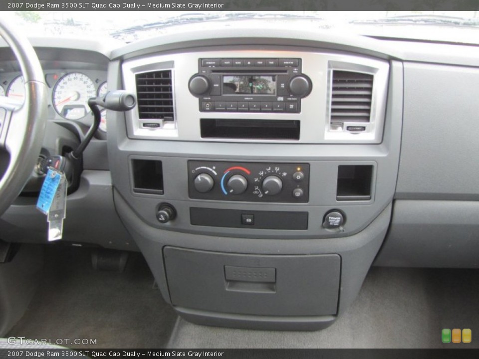 Medium Slate Gray Interior Controls for the 2007 Dodge Ram 3500 SLT Quad Cab Dually #54407911