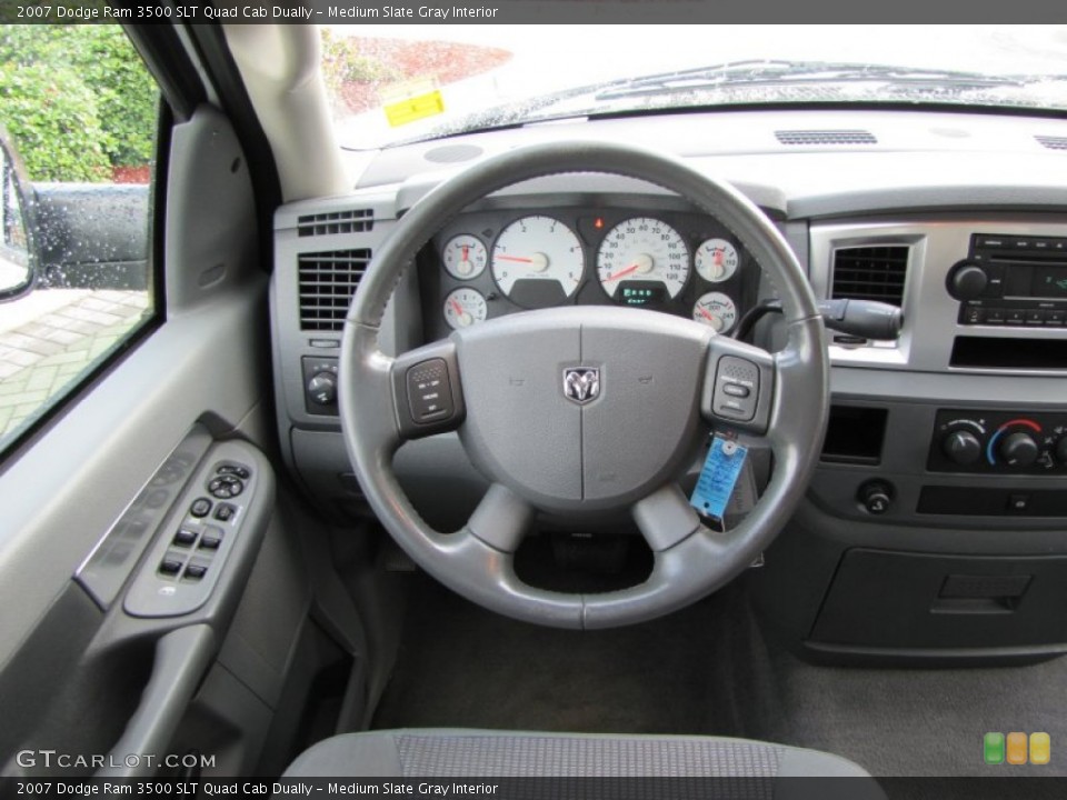 Medium Slate Gray Interior Steering Wheel for the 2007 Dodge Ram 3500 SLT Quad Cab Dually #54407919