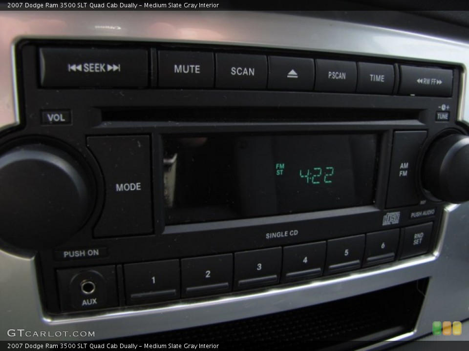 Medium Slate Gray Interior Audio System for the 2007 Dodge Ram 3500 SLT Quad Cab Dually #54407935
