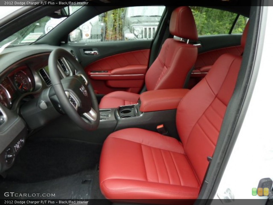 Black/Red Interior Photo for the 2012 Dodge Charger R/T Plus #54408625