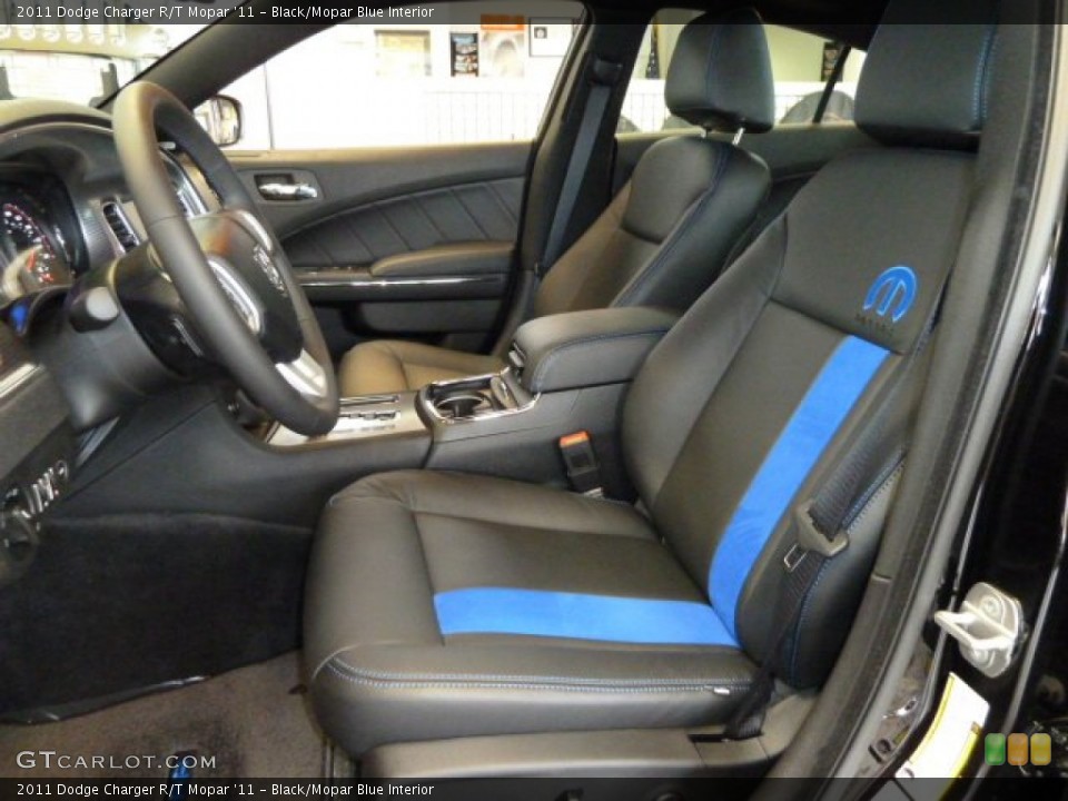 Black/Mopar Blue Interior Photo for the 2011 Dodge Charger R/T Mopar '11 #54408802