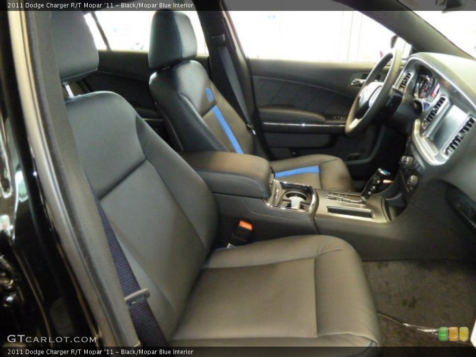 Black/Mopar Blue Interior Photo for the 2011 Dodge Charger R/T Mopar '11 #54408826