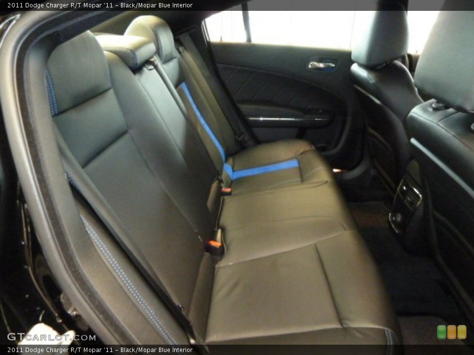 Black/Mopar Blue Interior Photo for the 2011 Dodge Charger R/T Mopar '11 #54408844