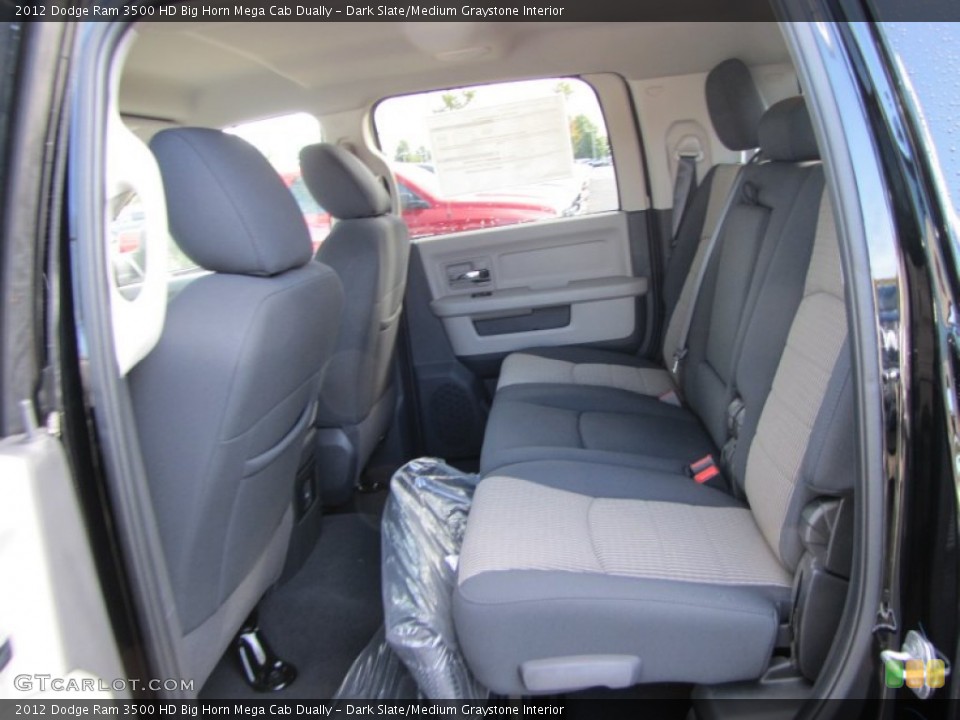 Dark Slate/Medium Graystone Interior Photo for the 2012 Dodge Ram 3500 HD Big Horn Mega Cab Dually #54408886