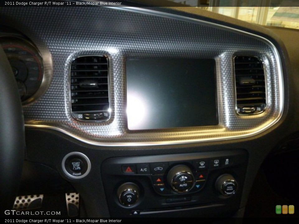 Black/Mopar Blue Interior Controls for the 2011 Dodge Charger R/T Mopar '11 #54408892